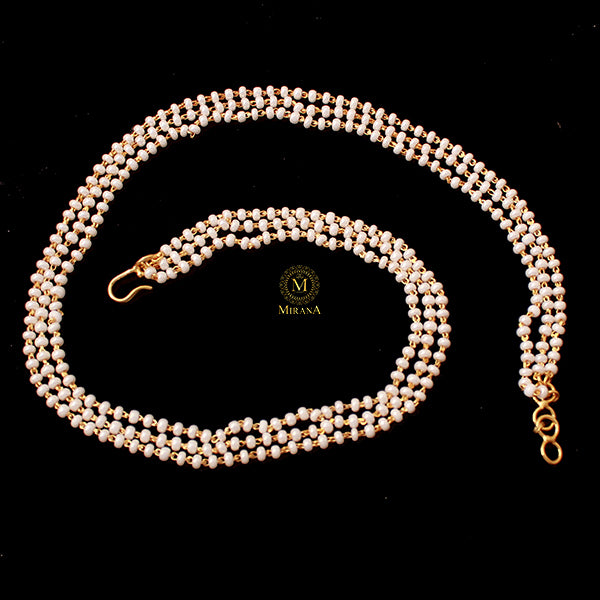 Sanvi Pearl Kundan Designer Neck Chain