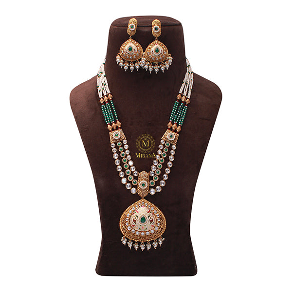 Manika Multi Designer Long Necklace Set