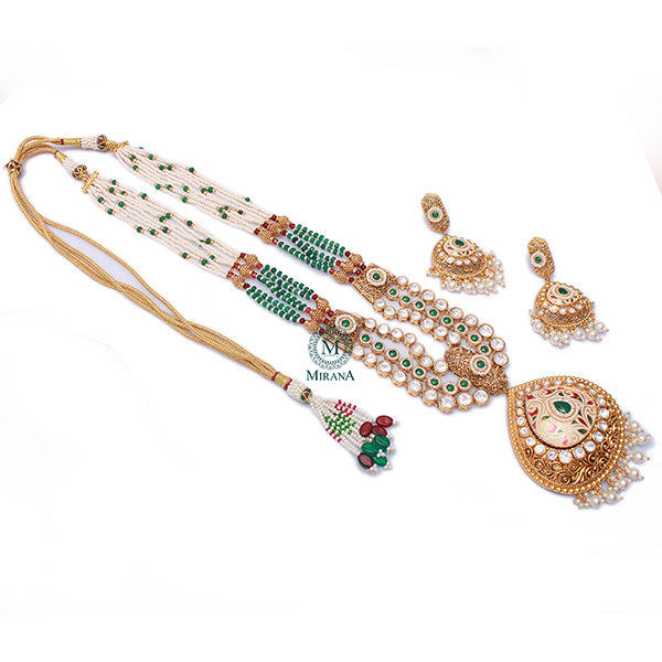 Manika Multi Designer Long Necklace Set