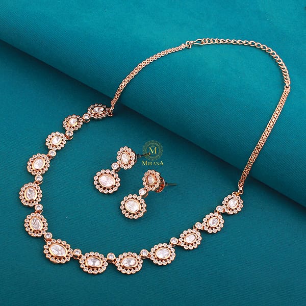 Shruti Polki Designer Necklace Set