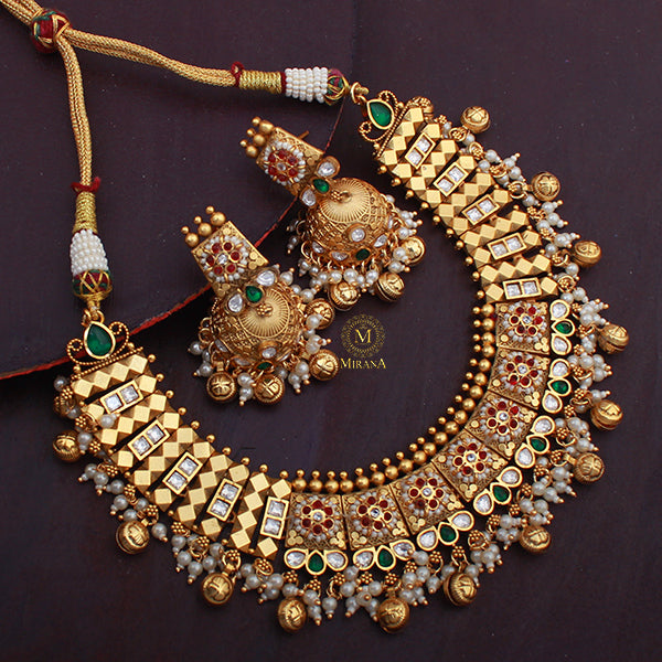 Harita Antique Designer Necklace Set
