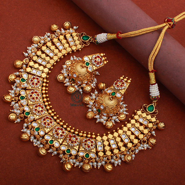 Harita Antique Designer Necklace Set
