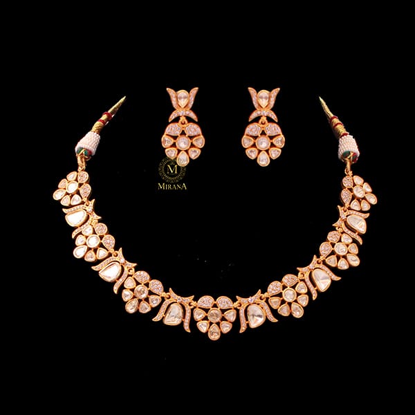 Shreya Moissanite Designer Necklace Set