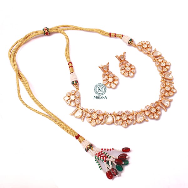 Shreya Moissanite Designer Necklace Set