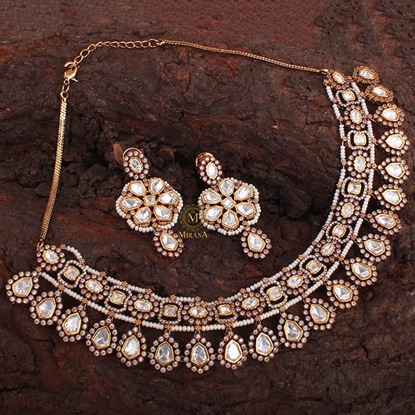 Sandhya Polki Designer Necklace Set