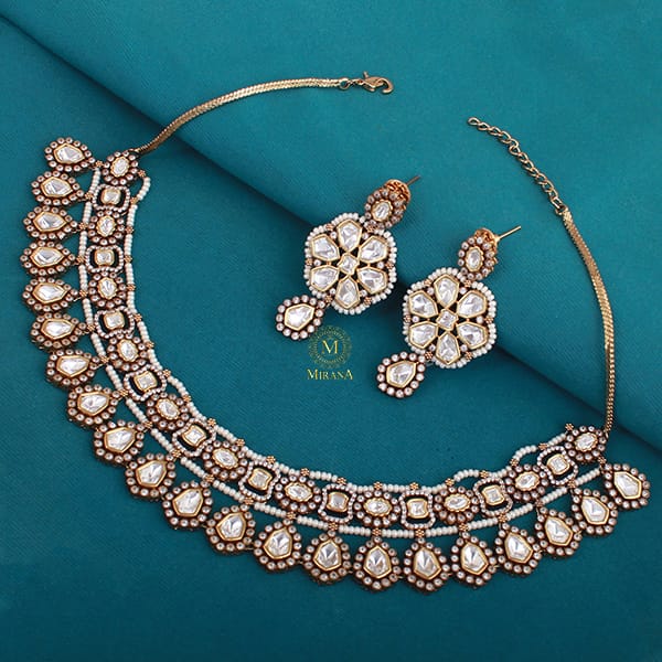 Sandhya Polki Designer Necklace Set