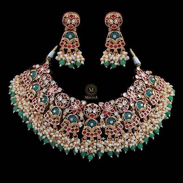 Dulari Antique Designer Necklace Set