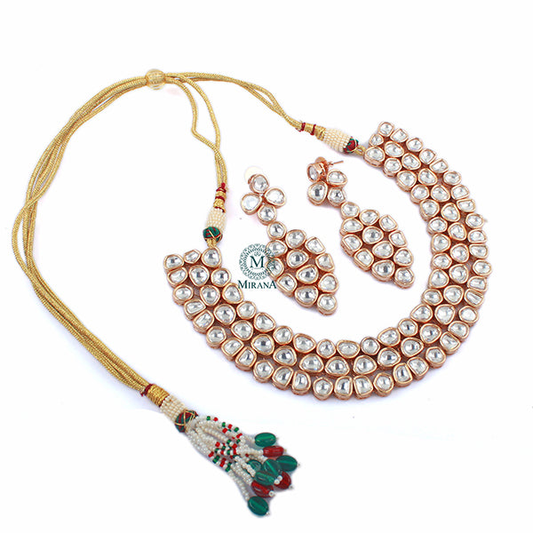 Chavi Kundan Designer Necklace Set