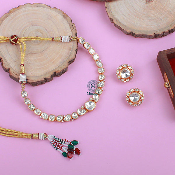 Dheesha Moissanite Designer Necklace Set