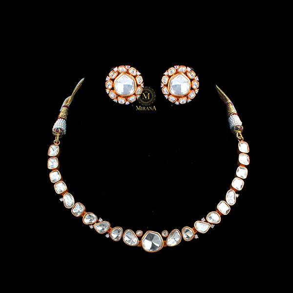 Dheesha Moissanite Designer Necklace Set