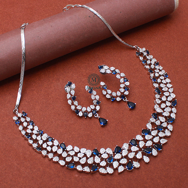Elara CZ Designer Necklace Set