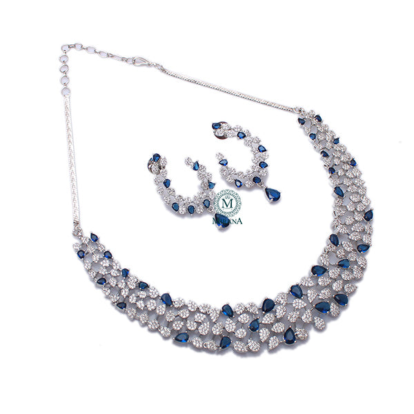 Elara CZ Designer Necklace Set