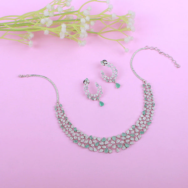 Elara CZ Designer Necklace Set
