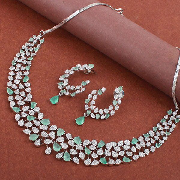 Elara CZ Designer Necklace Set