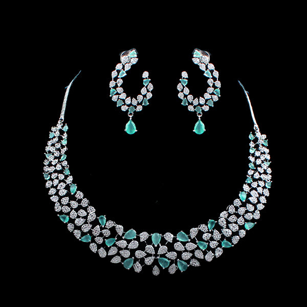Elara CZ Designer Necklace Set