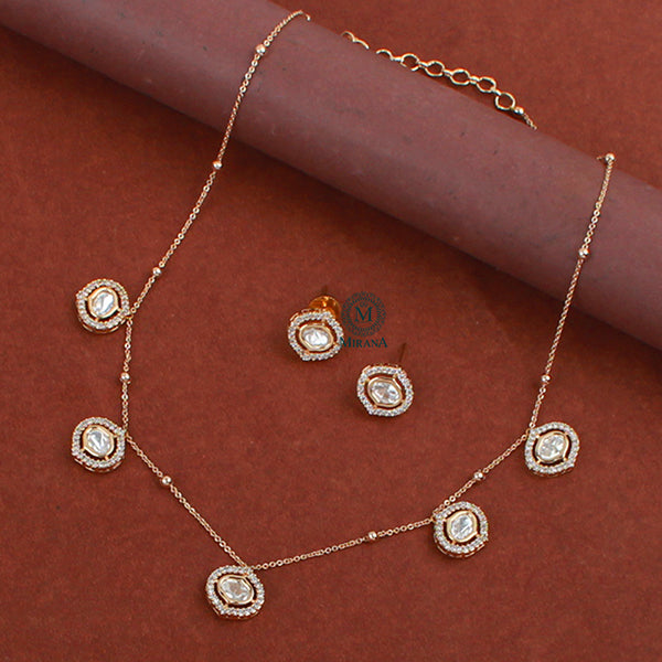 Gungun Polki Designer Necklace Set