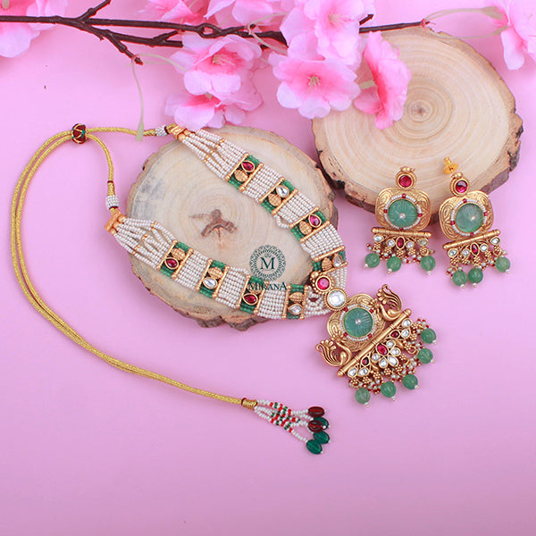 Wamika Antique Designer Necklace Set