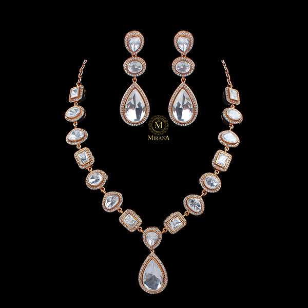 Kaira Moissanite Designer Necklace Set