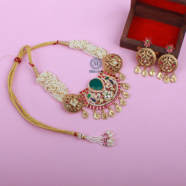 Grisha Antique Designer Necklace Set