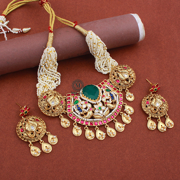 Grisha Antique Designer Necklace Set