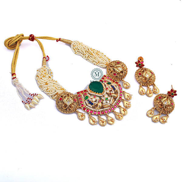 Grisha Antique Designer Necklace Set