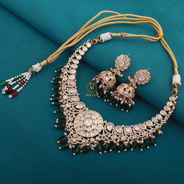 Gauri Polki Designer Necklace Set
