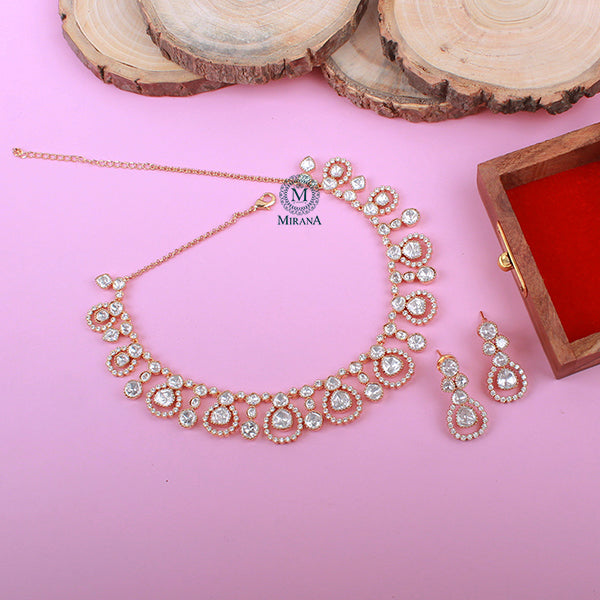 Aashvika Polki Designer Necklace Set