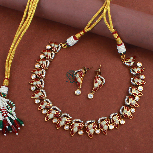 Naina Polki Designer Necklace Set