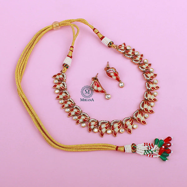 Naina Polki Designer Necklace Set