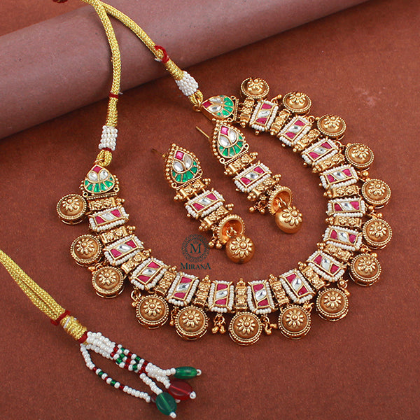 Namami Antique Designer Necklace Set