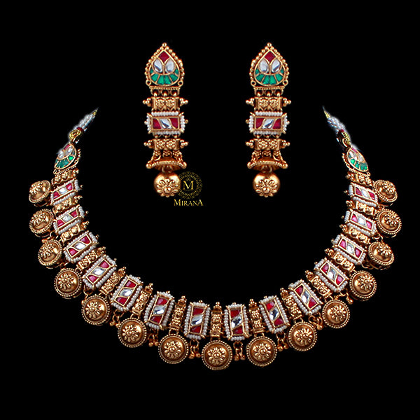 Namami Antique Designer Necklace Set