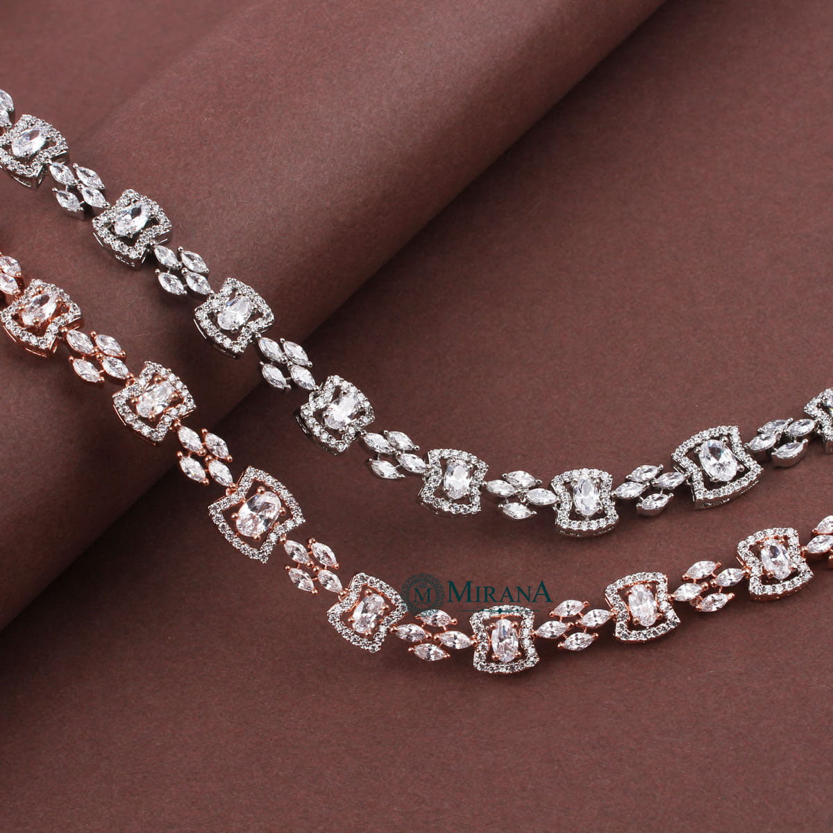CZ Fusion Designer Necklace Set