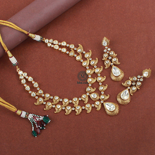 Parvati Moissanite Layered Necklace Set
