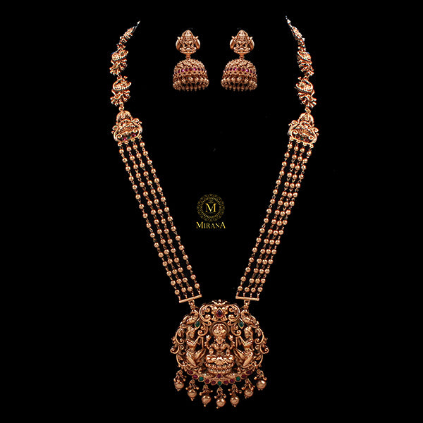 Mahalakshmi Antique Long Necklace Set