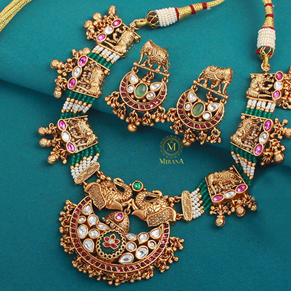 Gaja Antique Designer Necklace Set