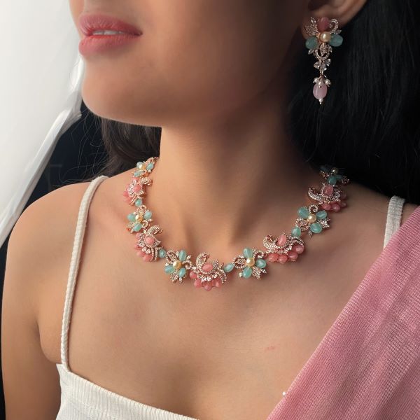 Kuhu Fusion Designer Necklace Set
