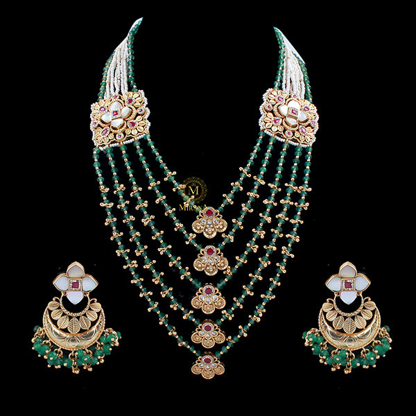 Chandini Antique Layered Necklace Set