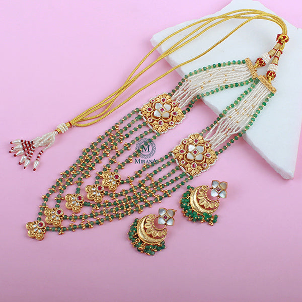 Chandini Antique Layered Necklace Set