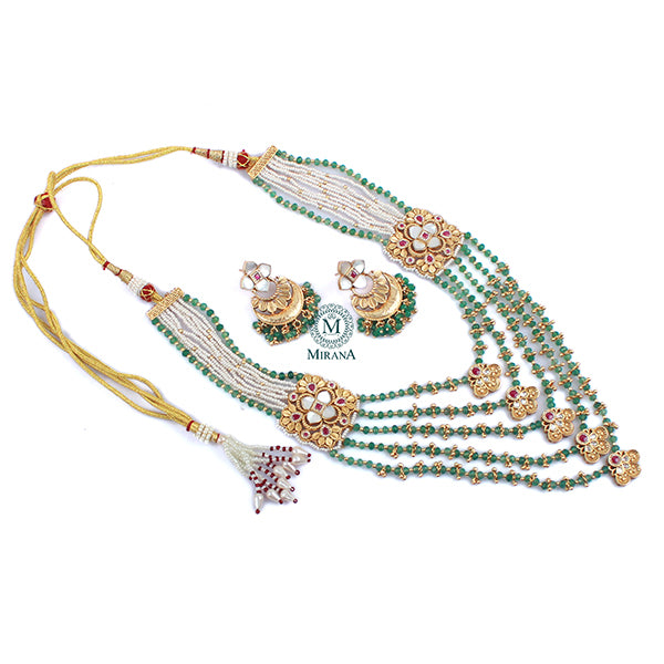 Chandini Antique Layered Necklace Set