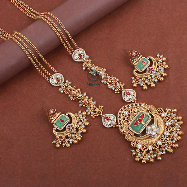 Vama Antique Designer Necklace Set