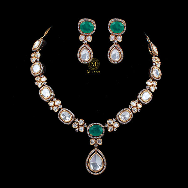 Avni Polki Designer Necklace Set