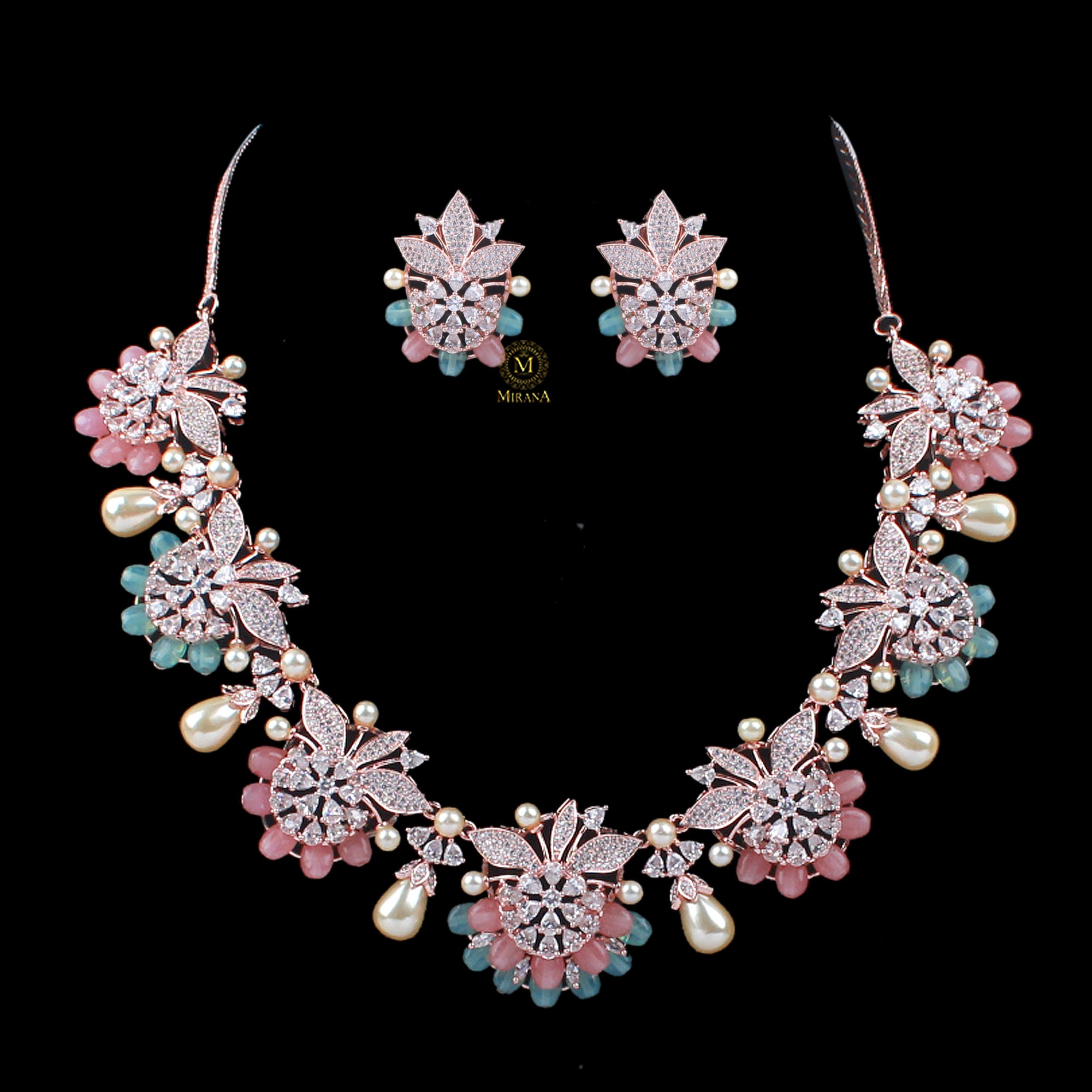 Flaura Fusion Designer Necklace Set