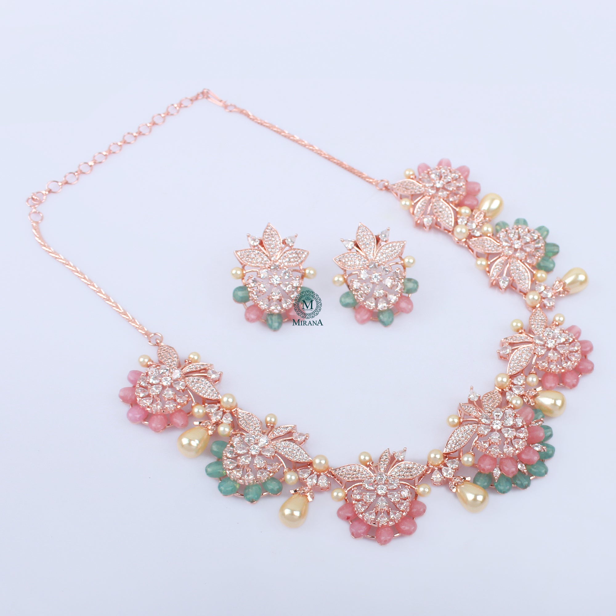 Flaura Fusion Designer Necklace Set