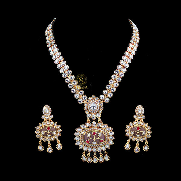 Ishika Polki Designer Necklace Set