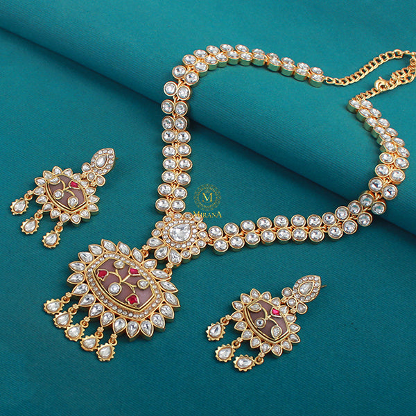 Ishika Polki Designer Necklace Set