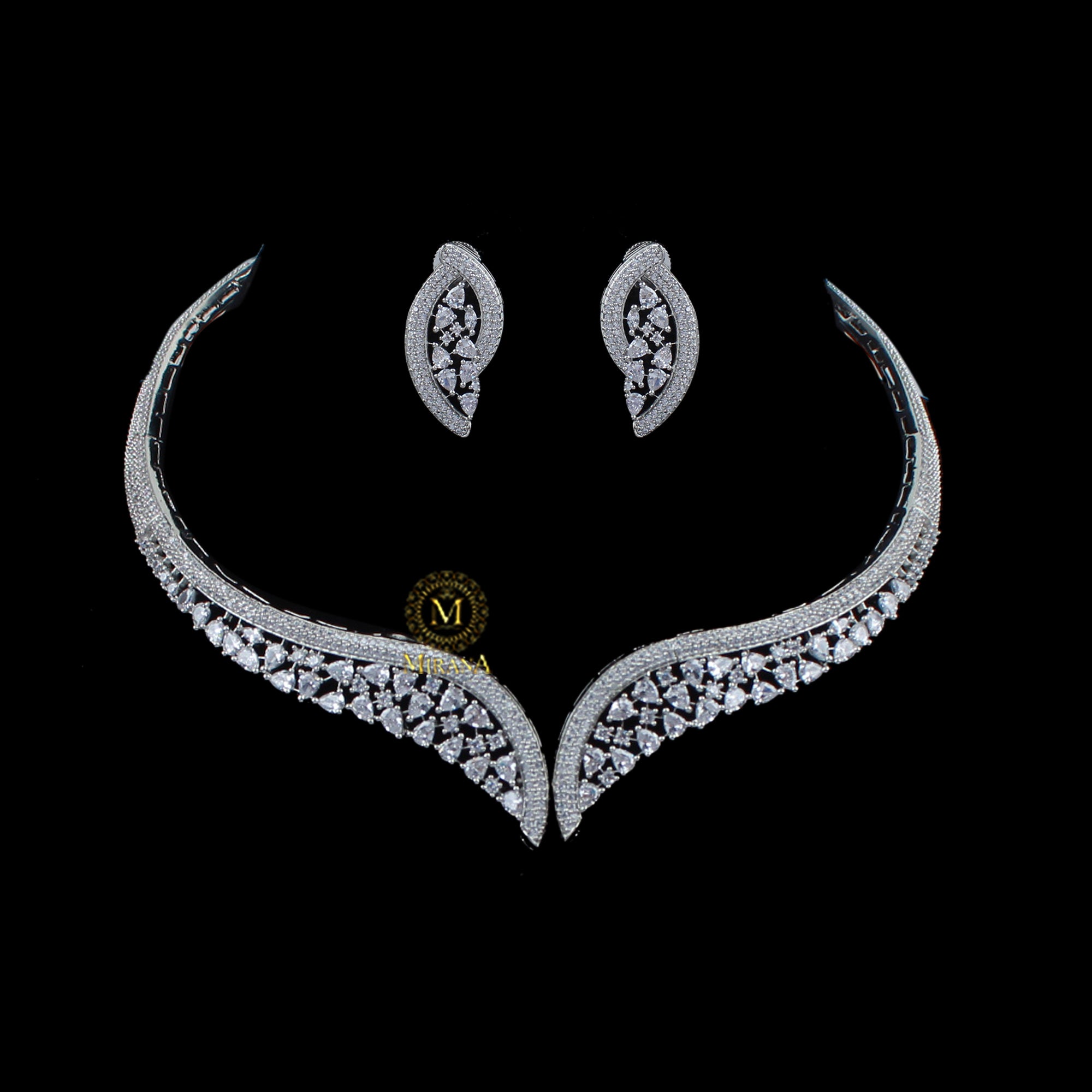 Naomi CZ Designer Necklace Set