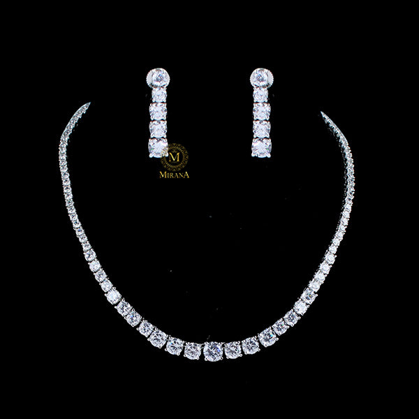 Ayla CZ Designer Necklace Set