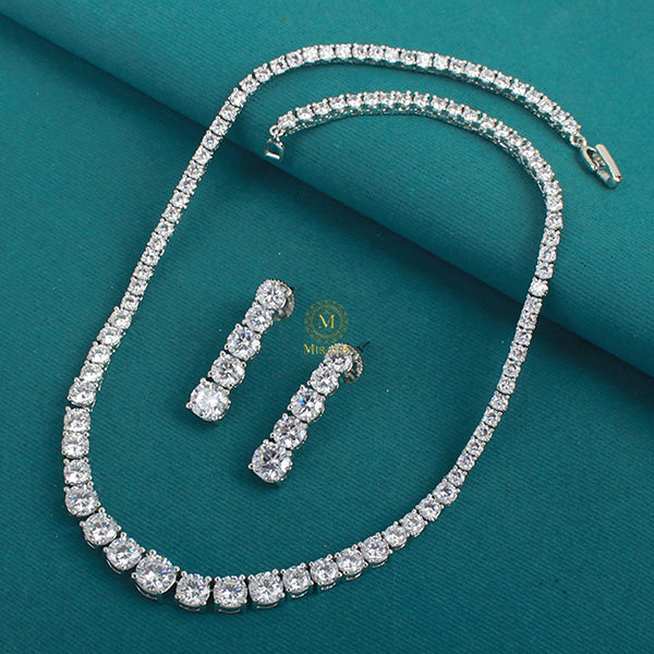 Ayla CZ Designer Necklace Set
