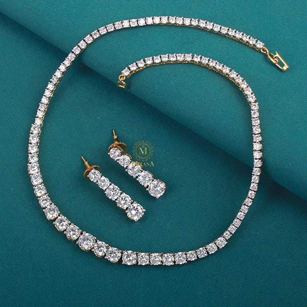 Ayla CZ Designer Necklace Set