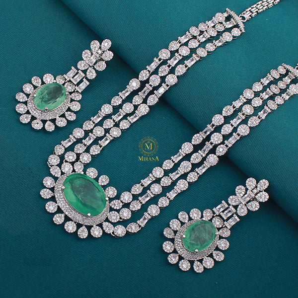 Sonishi CZ Designer Necklace Set